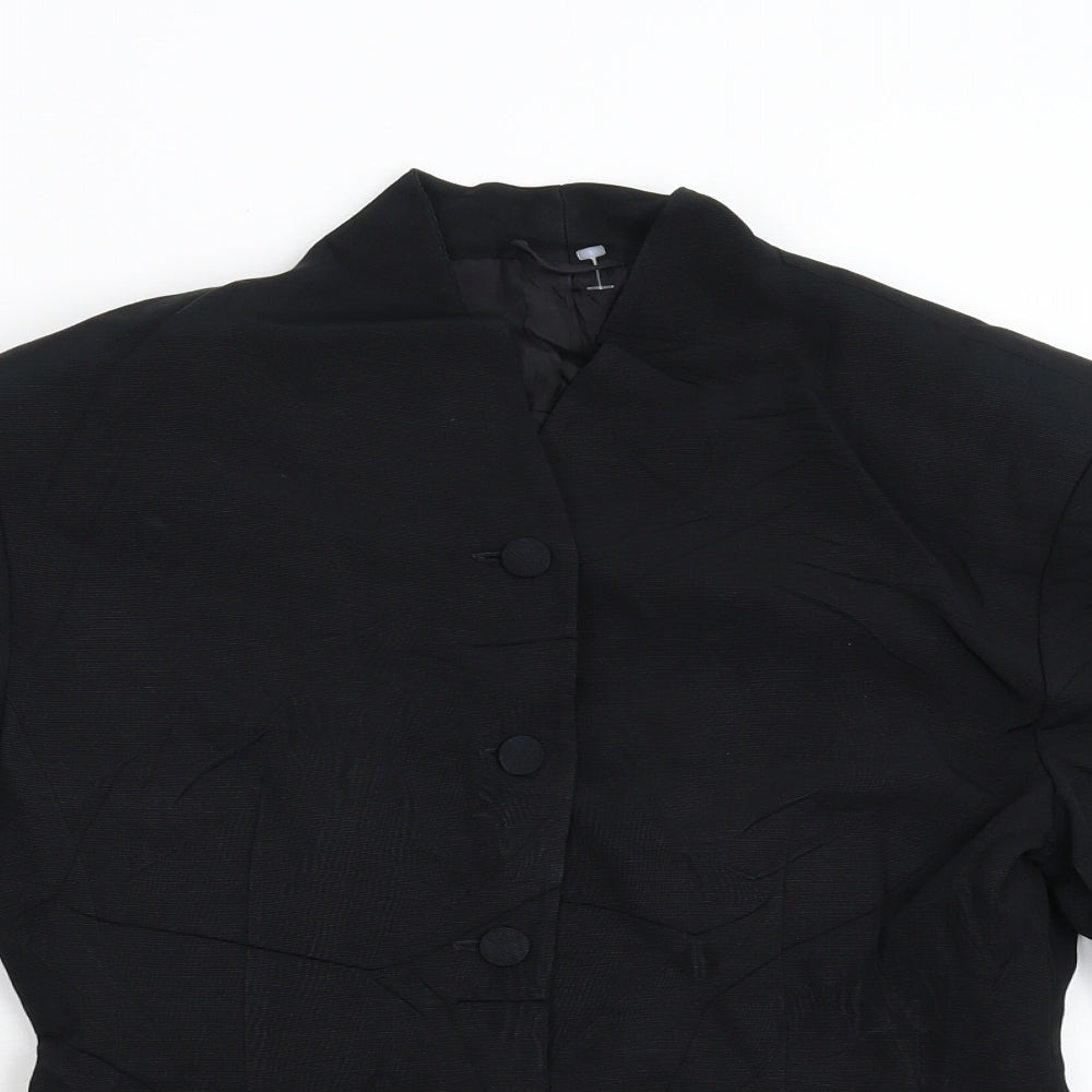 Preworn Womens Black   Jacket Blazer Size S