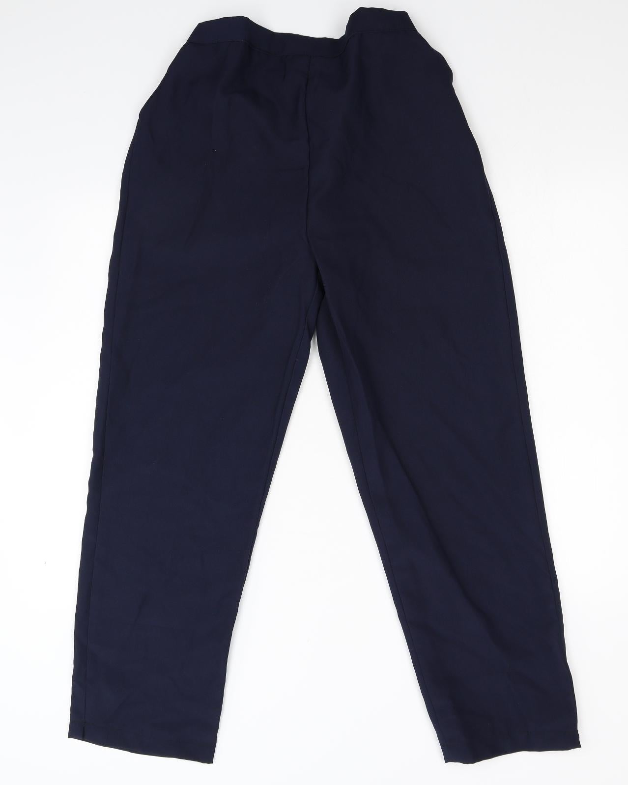 Preworn Womens Blue   Trousers  Size 16 L28 in