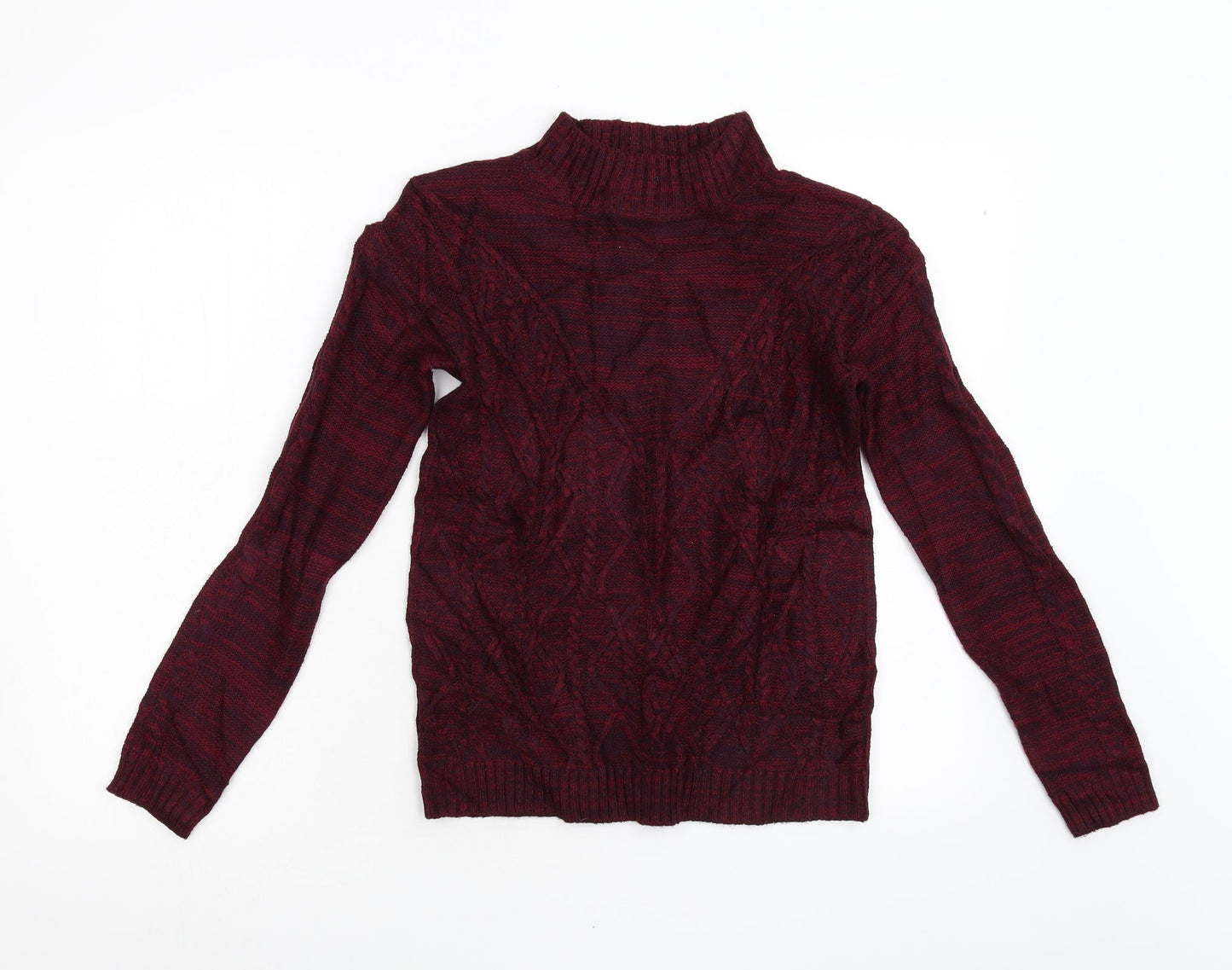 Matalan Womens Red  Knit Pullover Jumper Size S