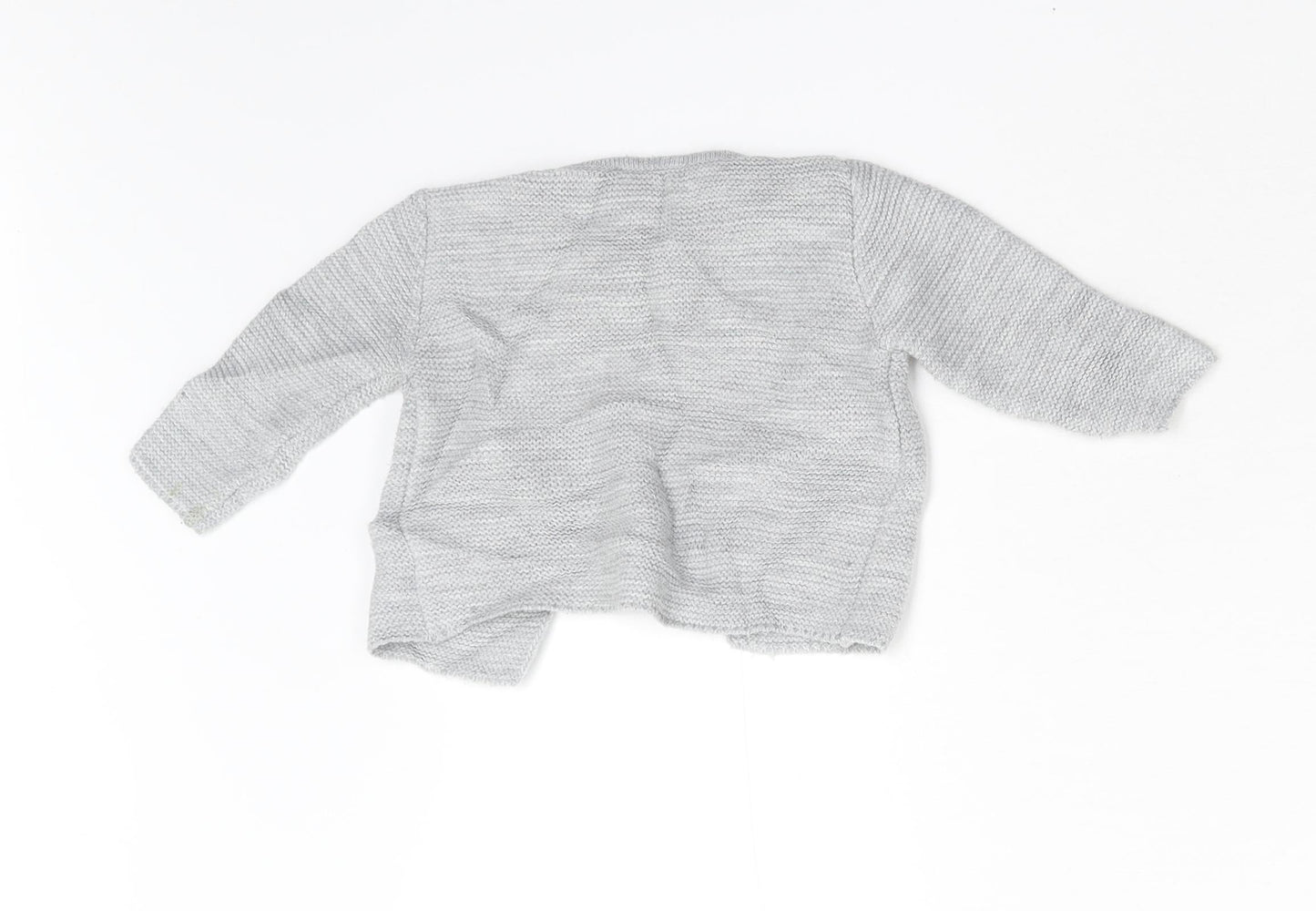 Preworn Baby Grey   Cardigan Jumper Size 12-18 Months