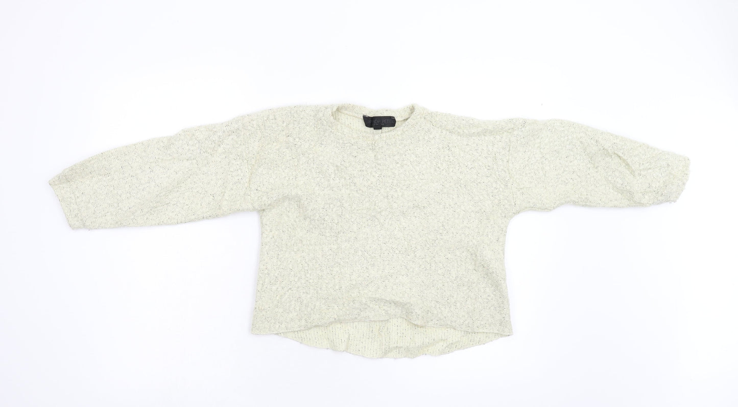 Topshop Petite Womens Beige   Pullover Jumper Size 6