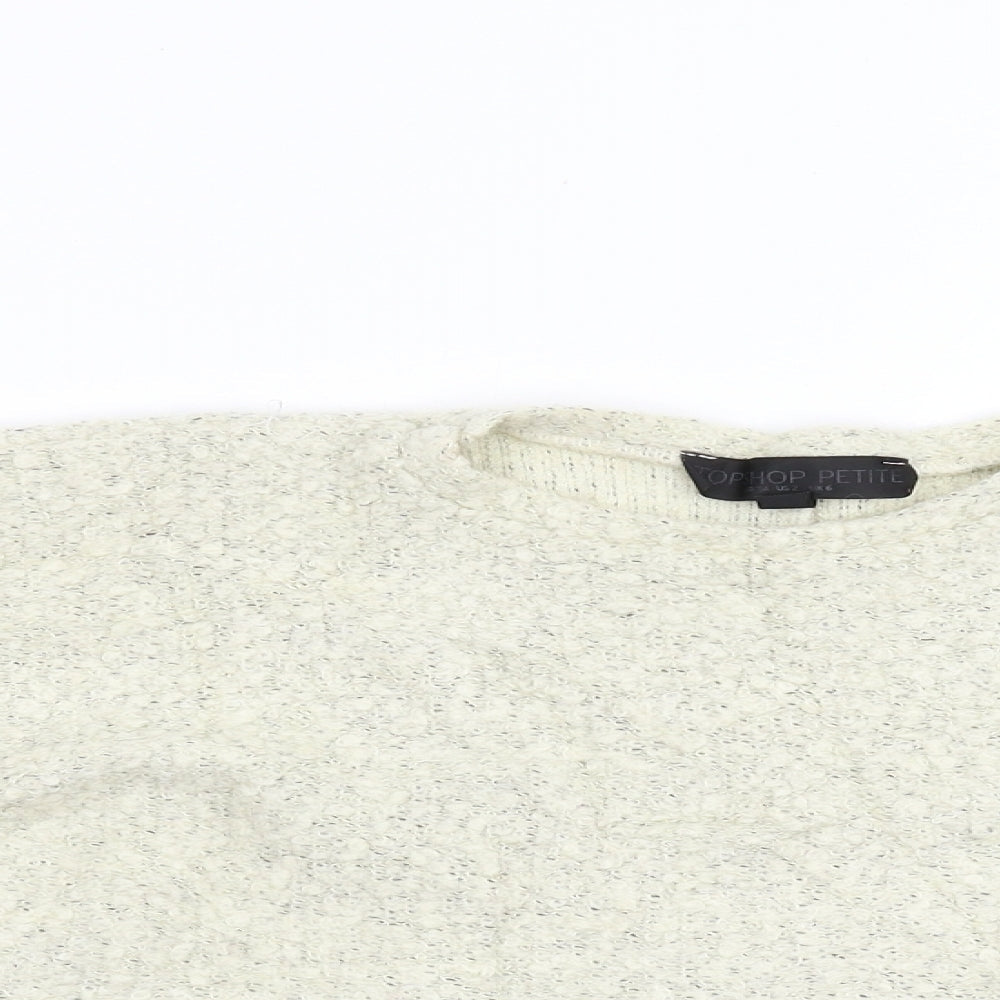 Topshop Petite Womens Beige   Pullover Jumper Size 6