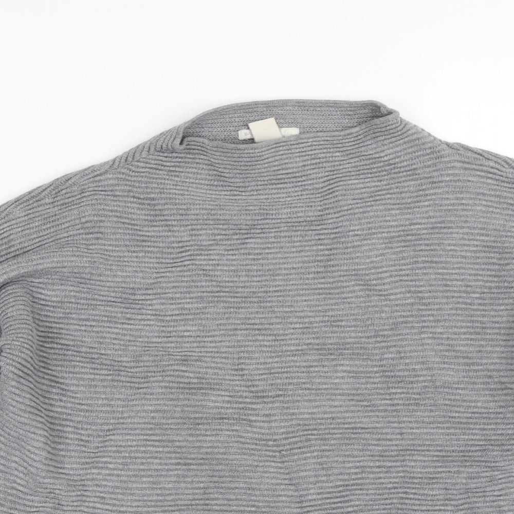 H&M Womens Grey   Pullover Jumper Size XS