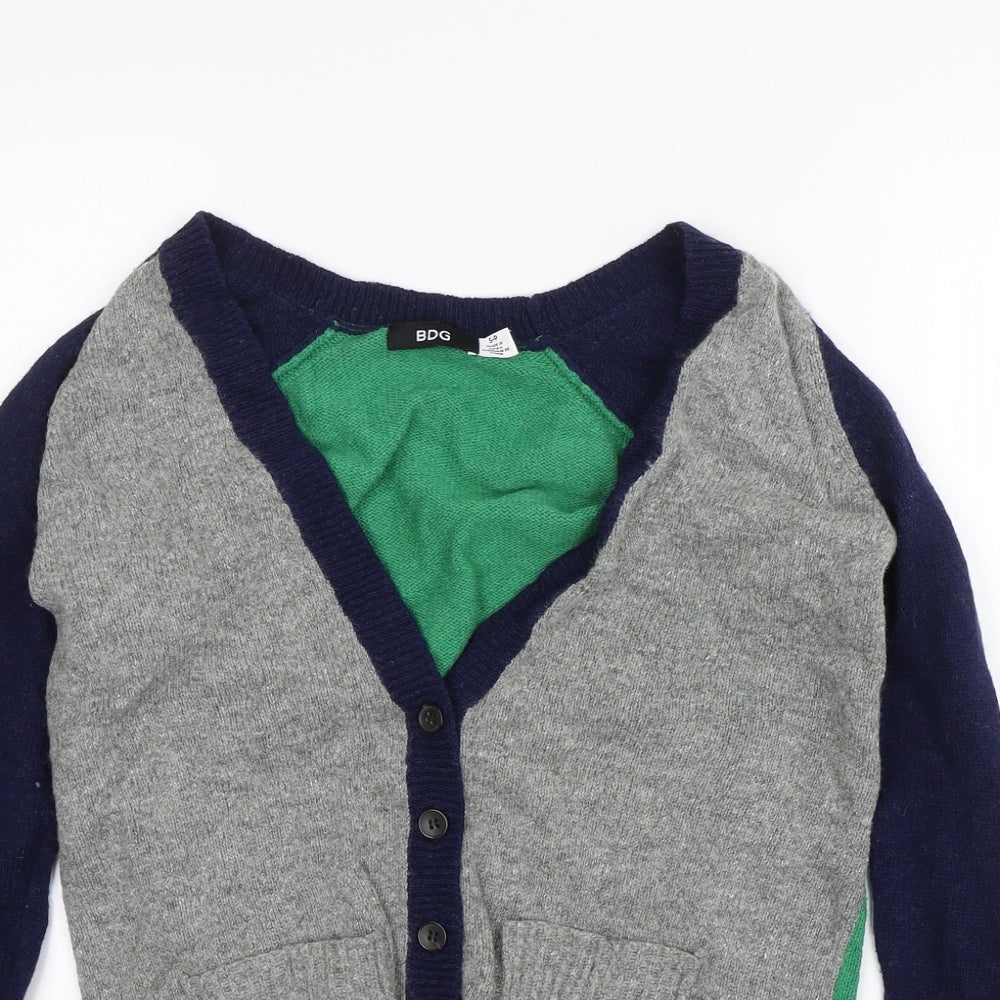 BDG Womens Grey   Cardigan Jumper Size S