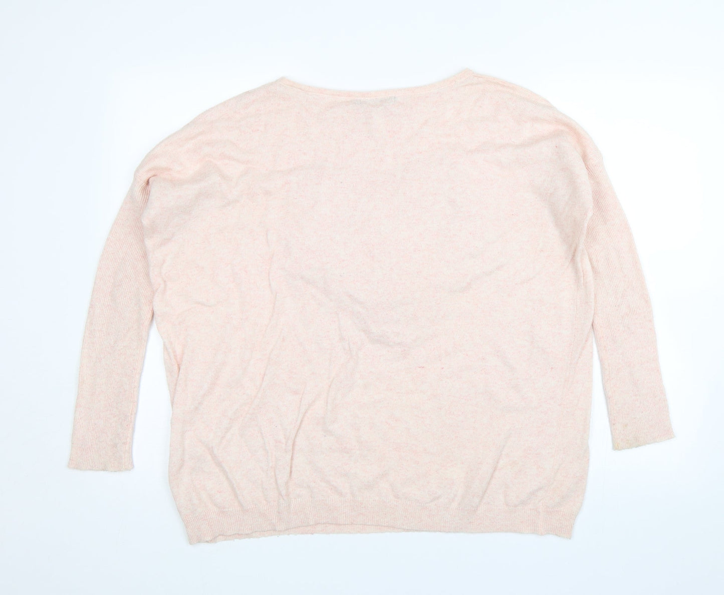 QED London Womens Pink   Pullover Jumper Size S  - Heart