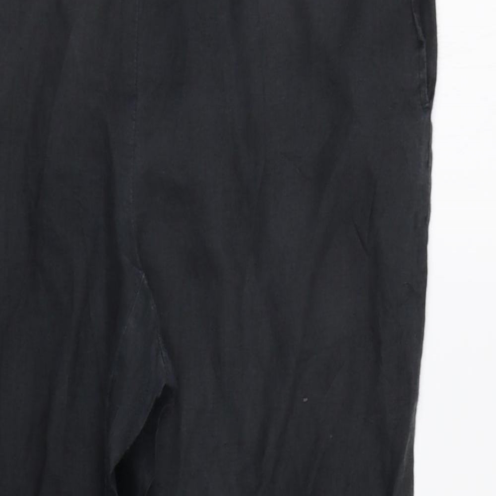 NafNaf Womens Grey   Trousers  Size 12 L29 in - Drawstring Belt