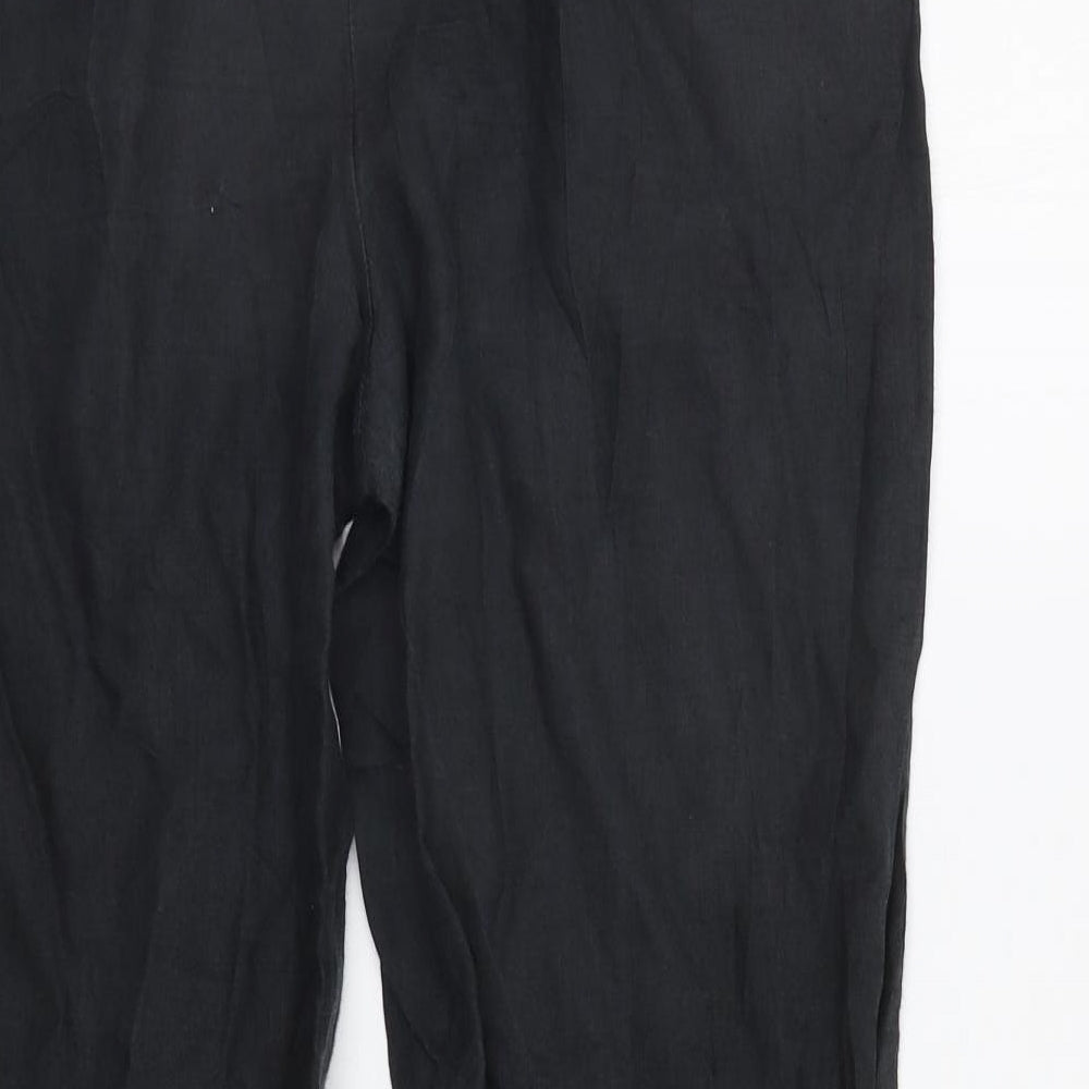 NafNaf Womens Grey   Trousers  Size 12 L29 in - Drawstring Belt