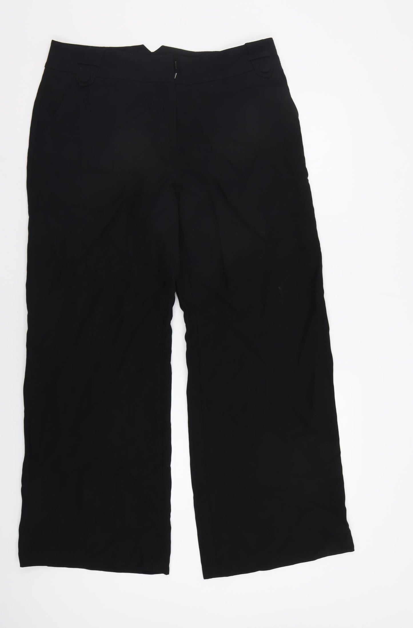 M&S Womens Black   Trousers  Size 14 L29 in