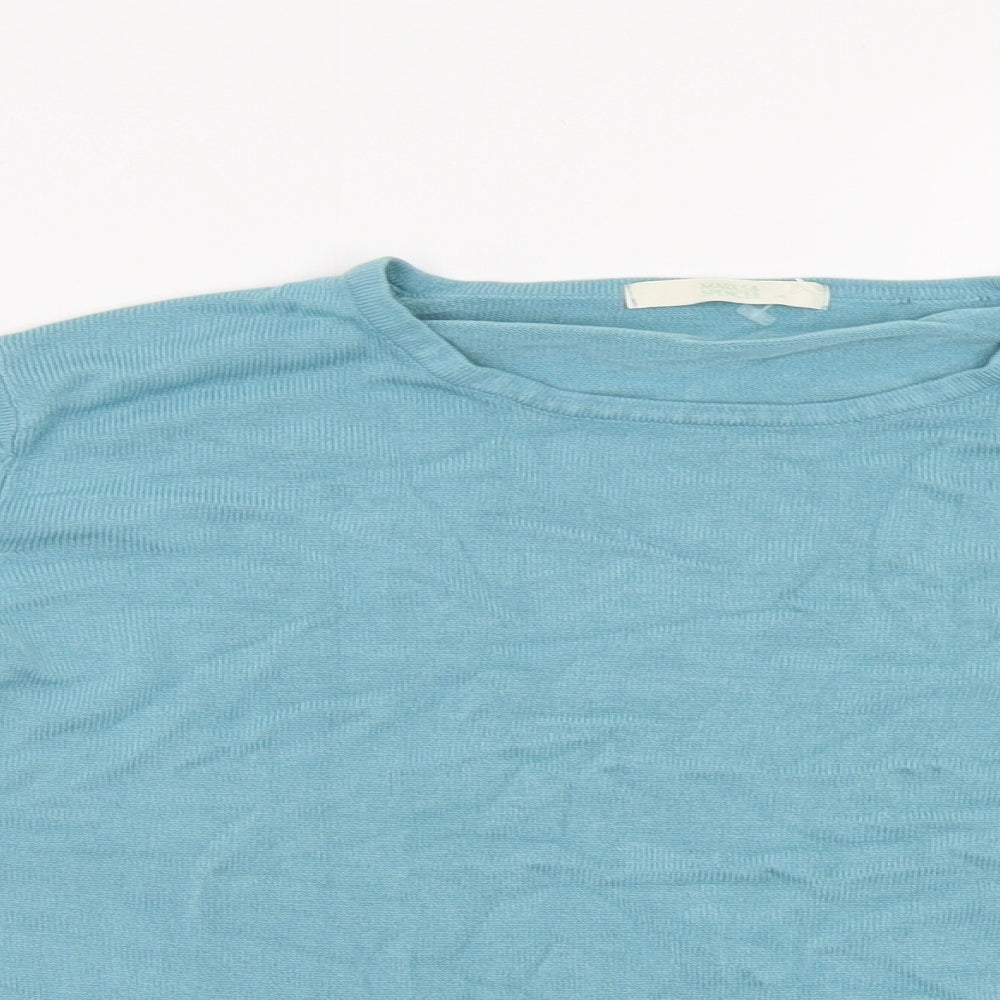 M&S Womens Blue   Pullover Jumper Size 12
