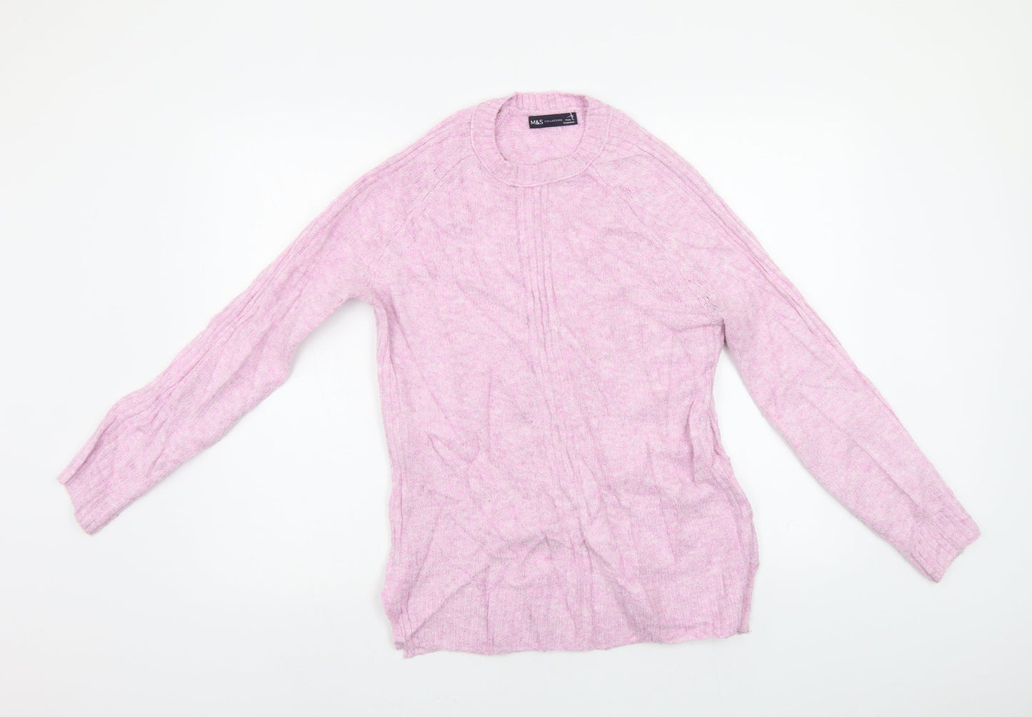 M&S Womens Pink   Pullover Jumper Size S