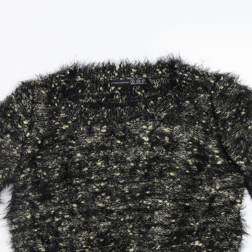 Atmospshere Womens Black   Pullover Jumper Size 6