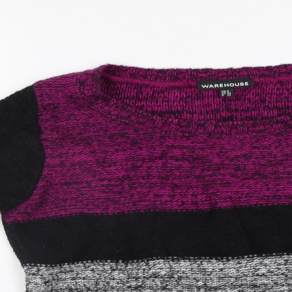 Warehouse Womens Purple   Pullover Jumper Size 6