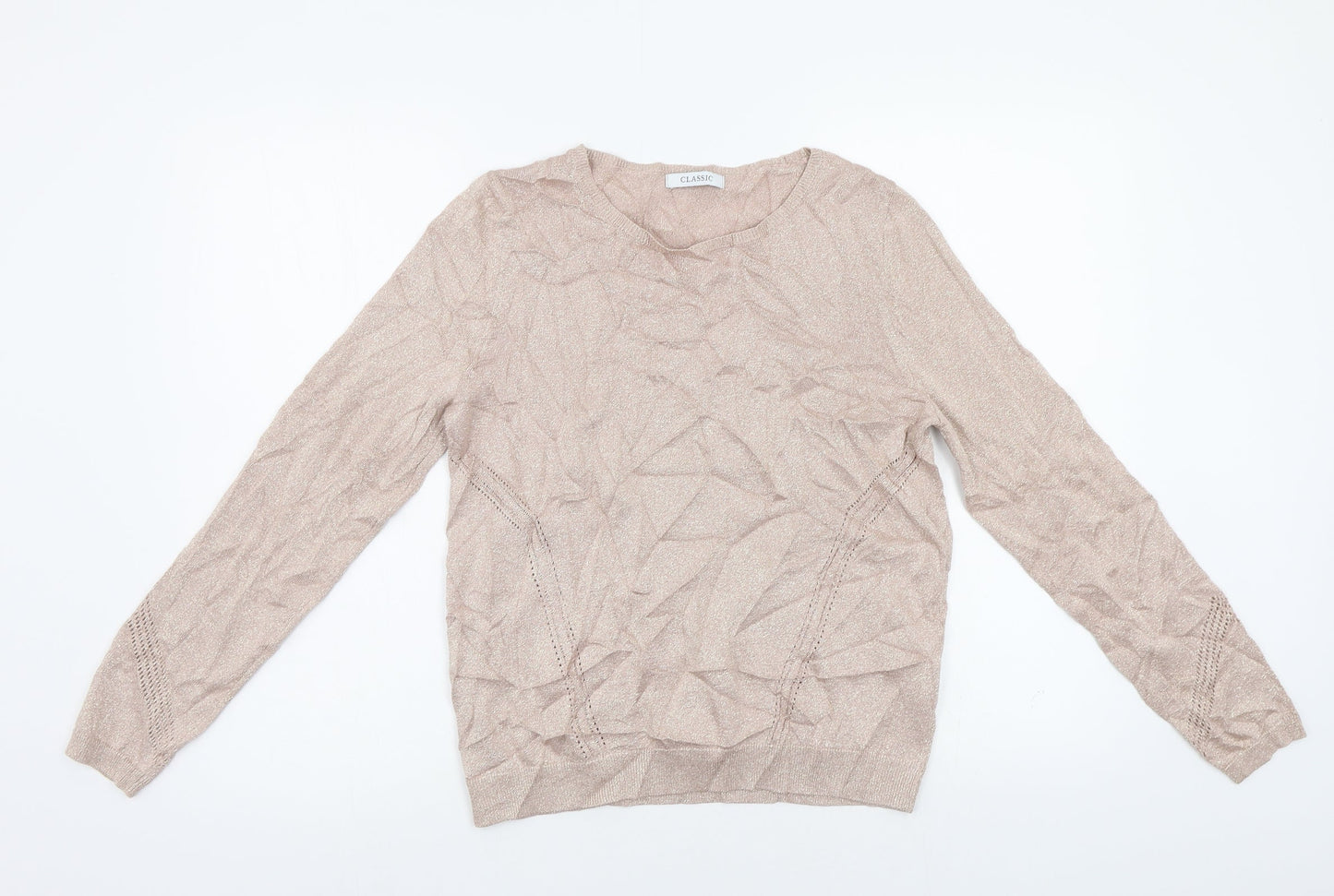 M&S Womens Pink   Pullover Jumper Size 12