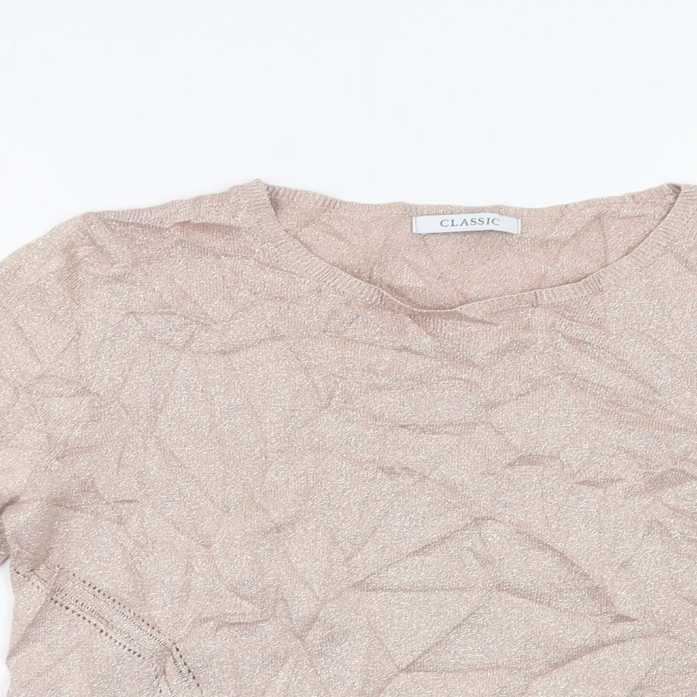 M&S Womens Pink   Pullover Jumper Size 12