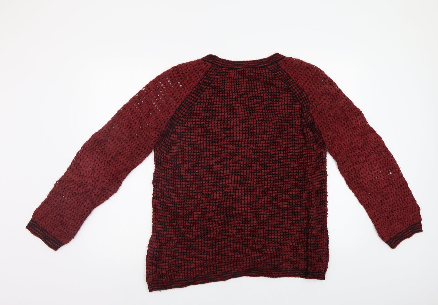 Sparkle & Fade Womens Red   Pullover Jumper Size L