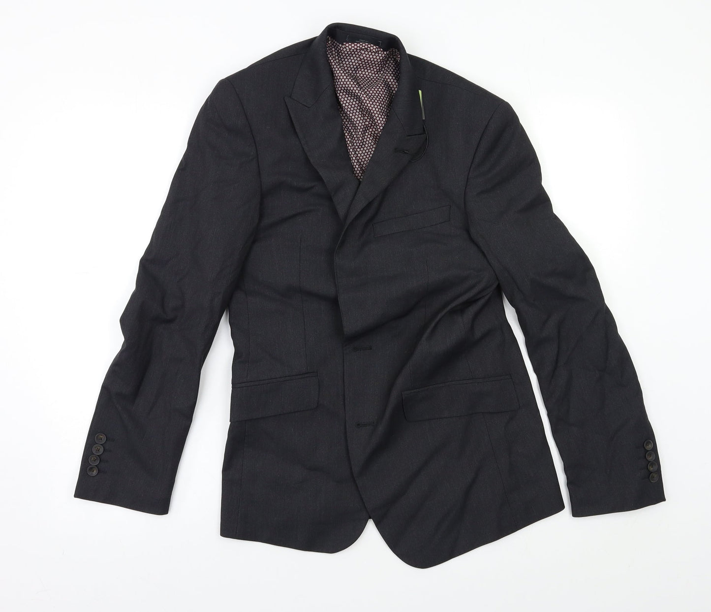 M&S Mens Grey   Jacket Blazer Size 34