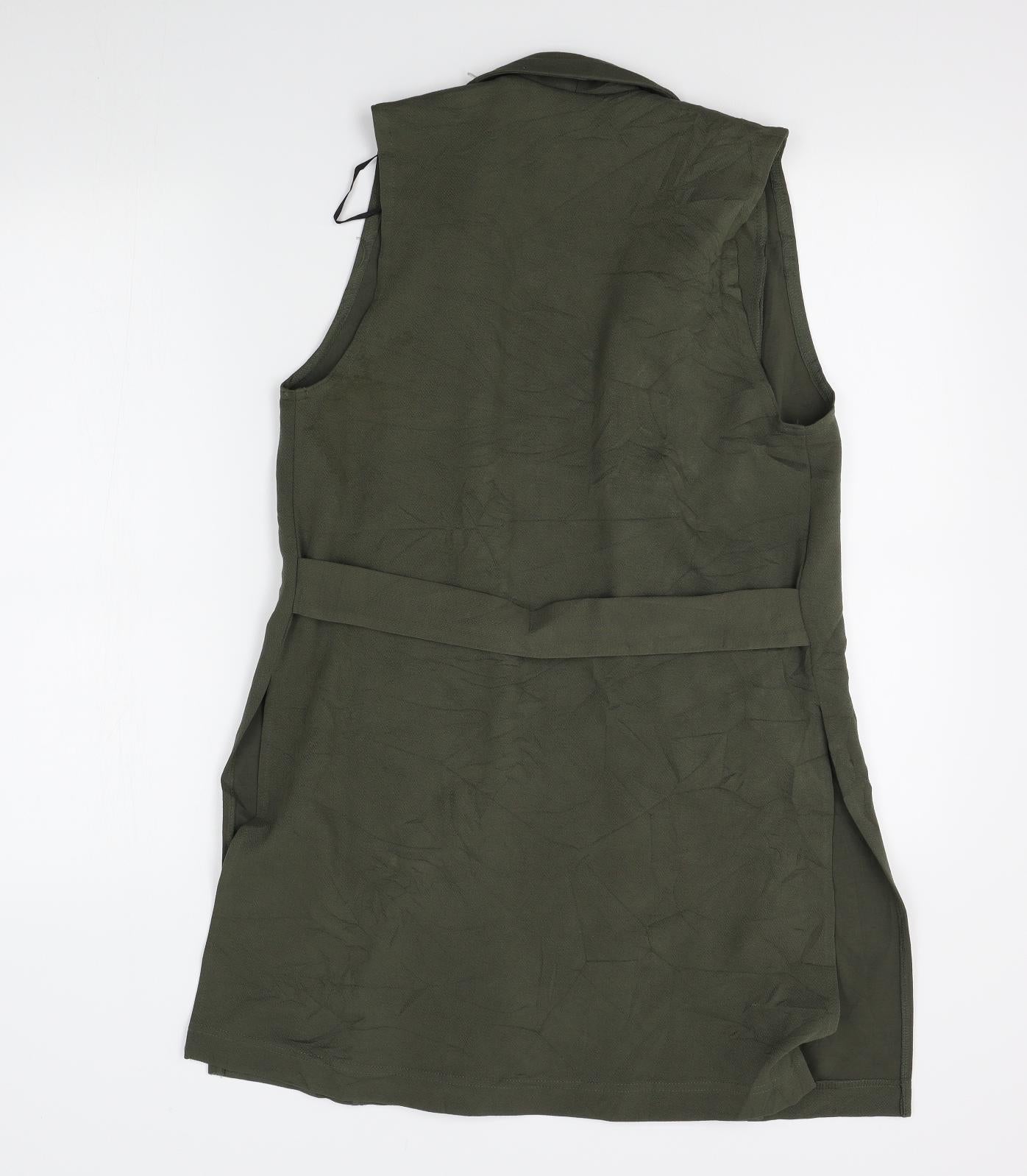 Atmosphere Womens Green   Wrap Jumper Size 10