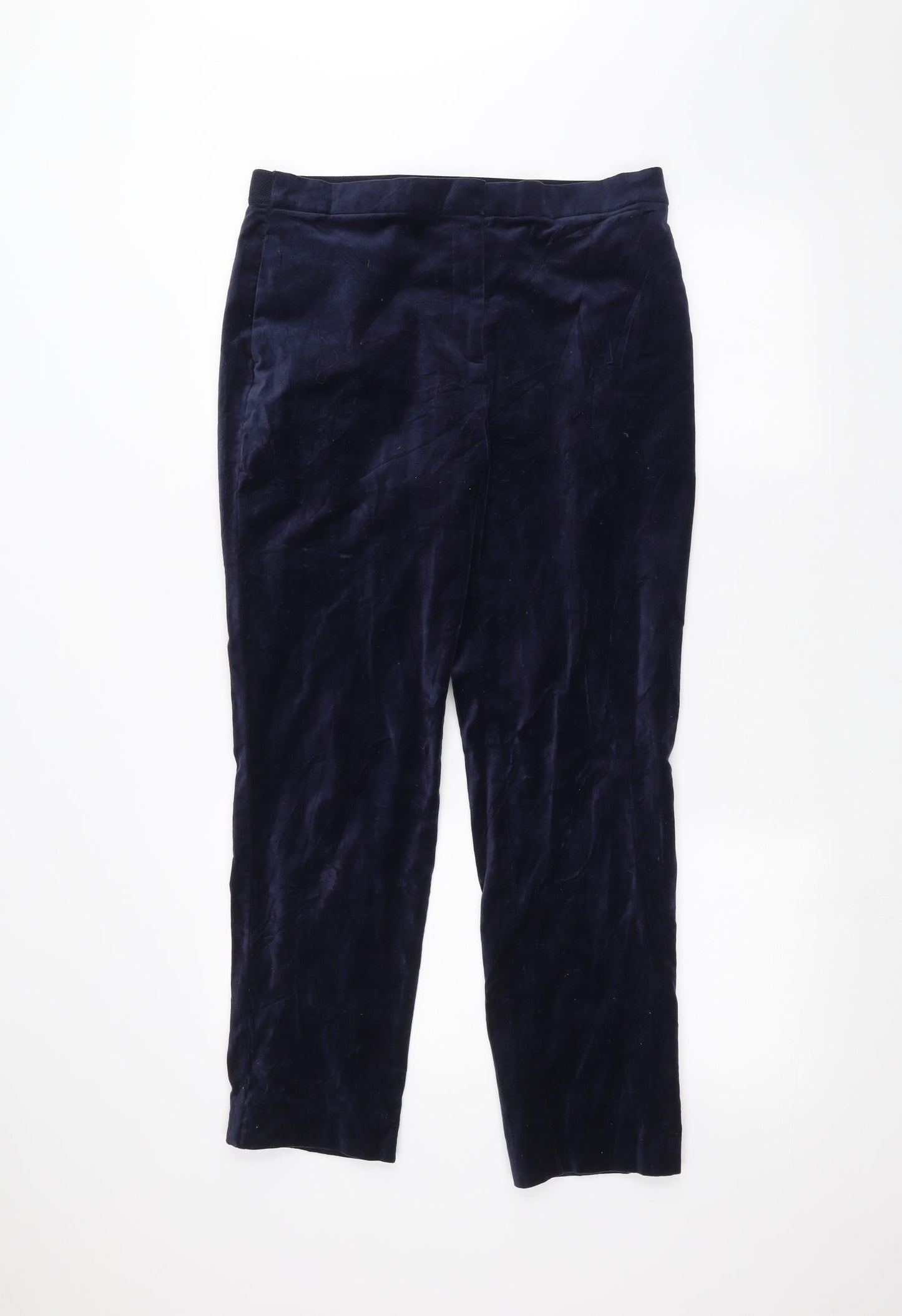 Marks and Spencer Womens Blue   Trousers  Size 12 L24 in