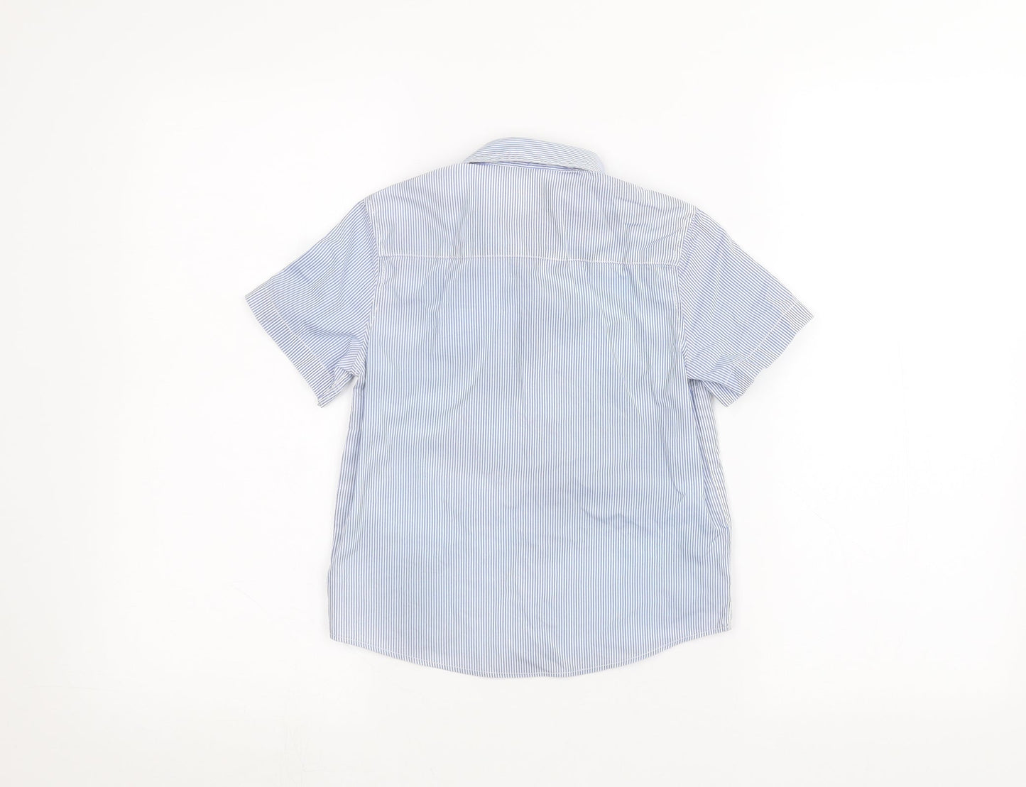 H&M Boys Blue Striped  Basic Button-Up Size 5-6 Years