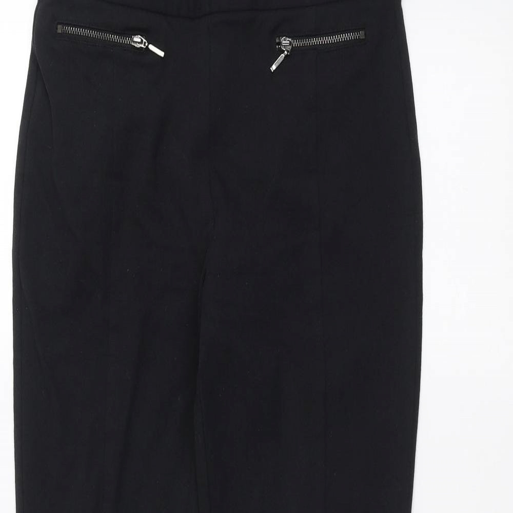 Marks and Spencer Womens Black   Trousers  Size 10 L27 in