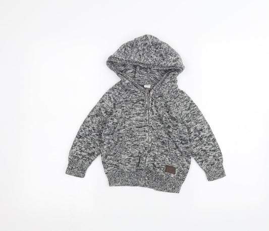 Gap Boys White   Full Zip Hoodie Size 2 Years