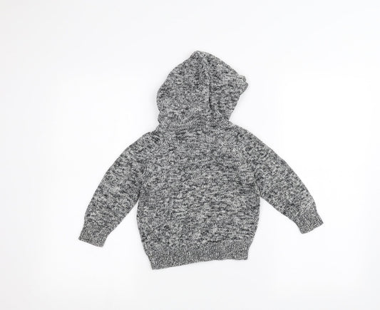 Gap Boys White   Full Zip Hoodie Size 2 Years