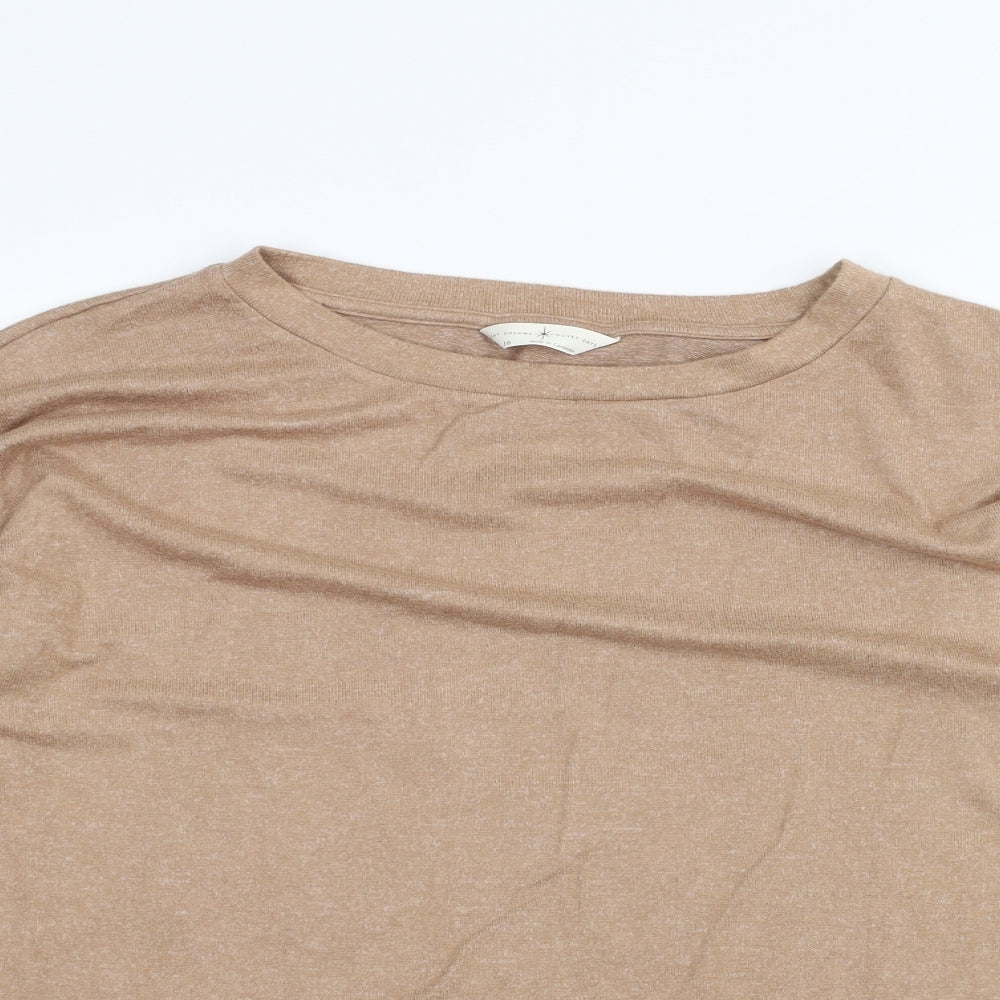 Marks and Spencer Womens Brown   Pullover Jumper Size 16