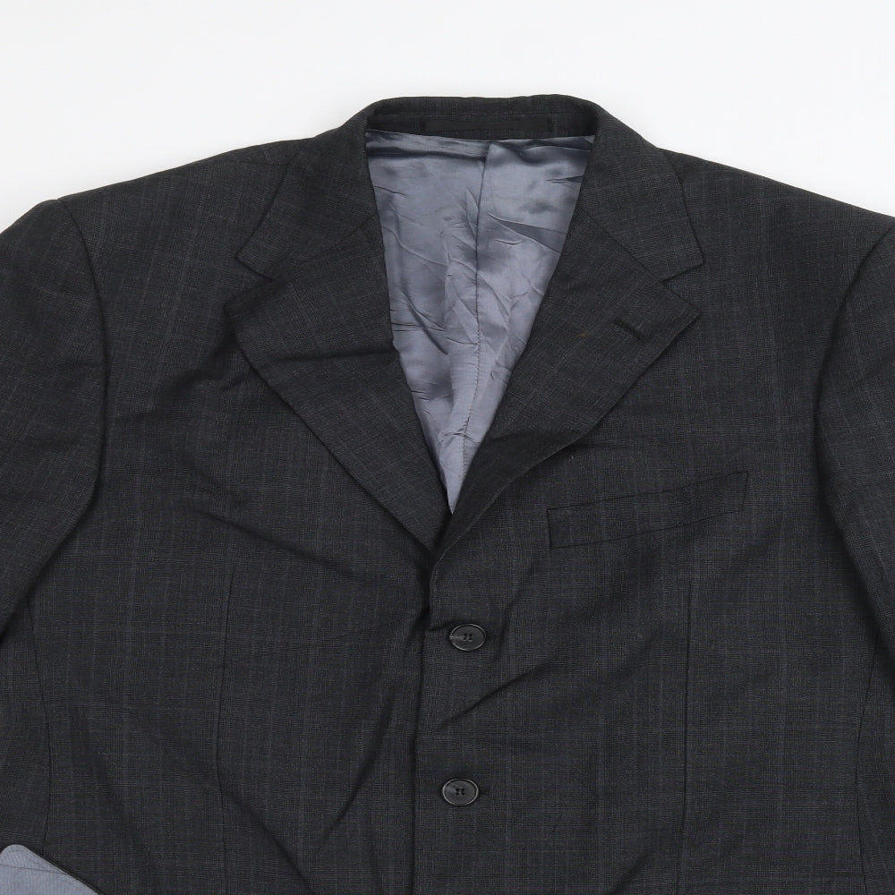 Marks and Spencer Mens Black   Jacket Suit Jacket Size 40