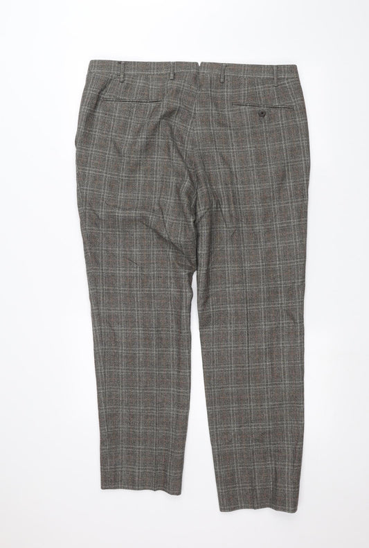 Preworn Mens Brown   Trousers  Size 36 in L26 in