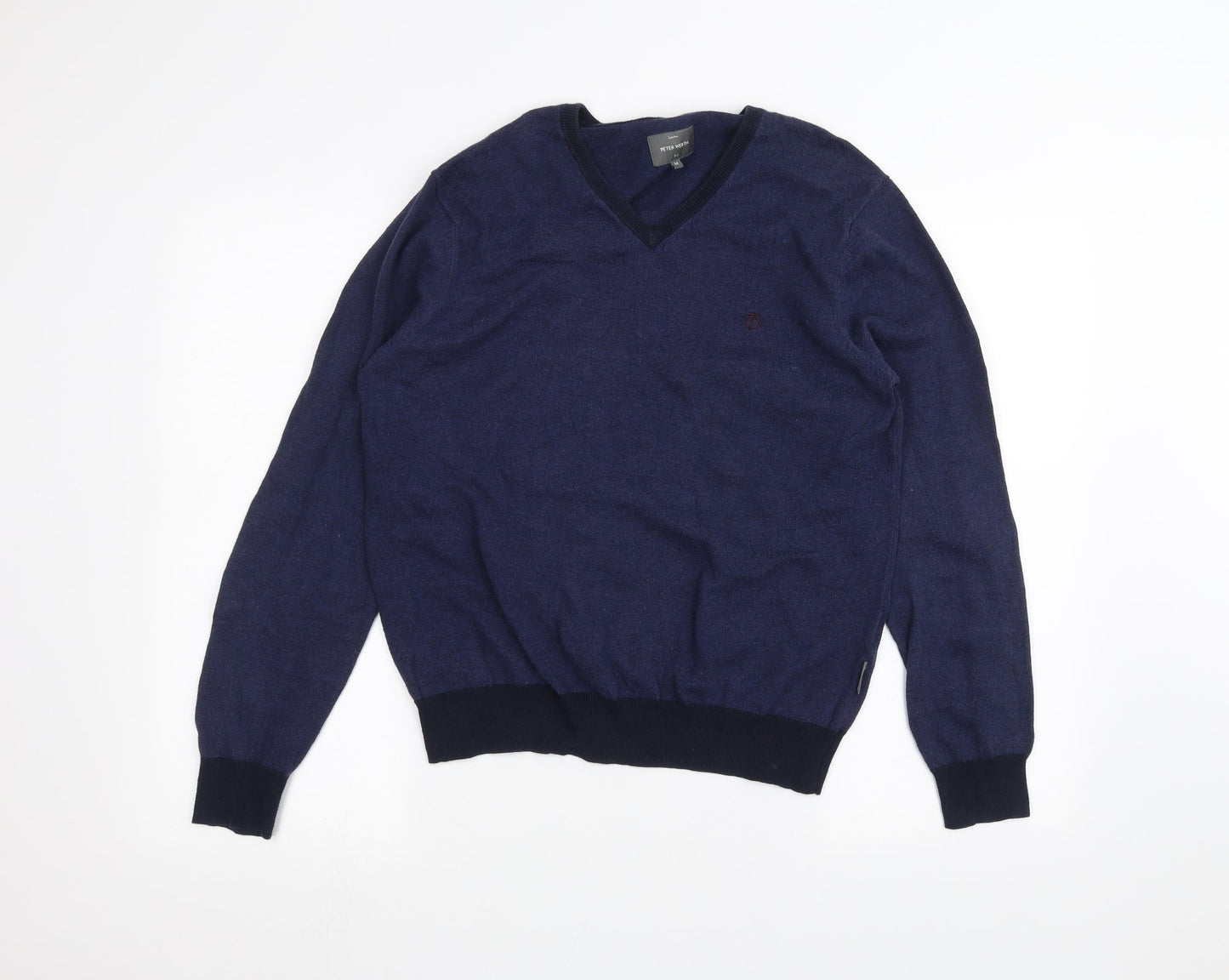 Peter Worth Mens Blue   Pullover Jumper Size M
