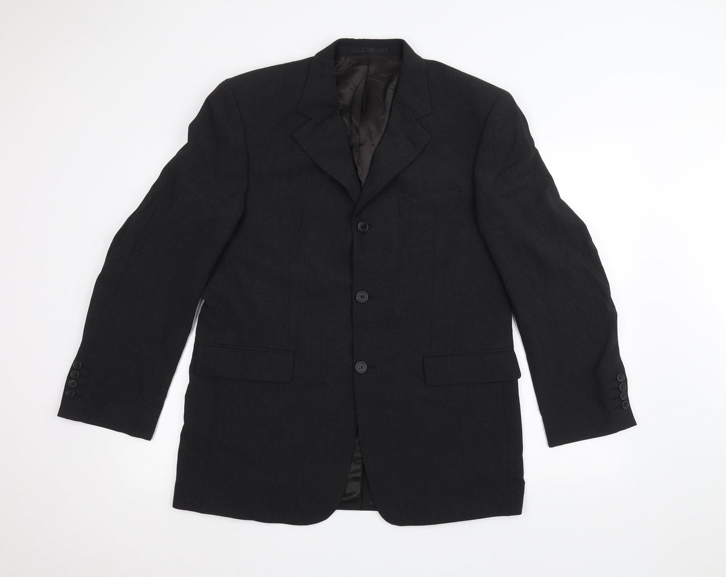 You Mens Black   Jacket Suit Jacket Size 40