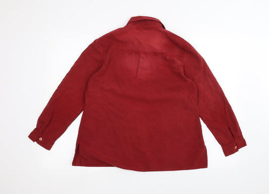 BHS Womens Red   Basic Button-Up Size 14