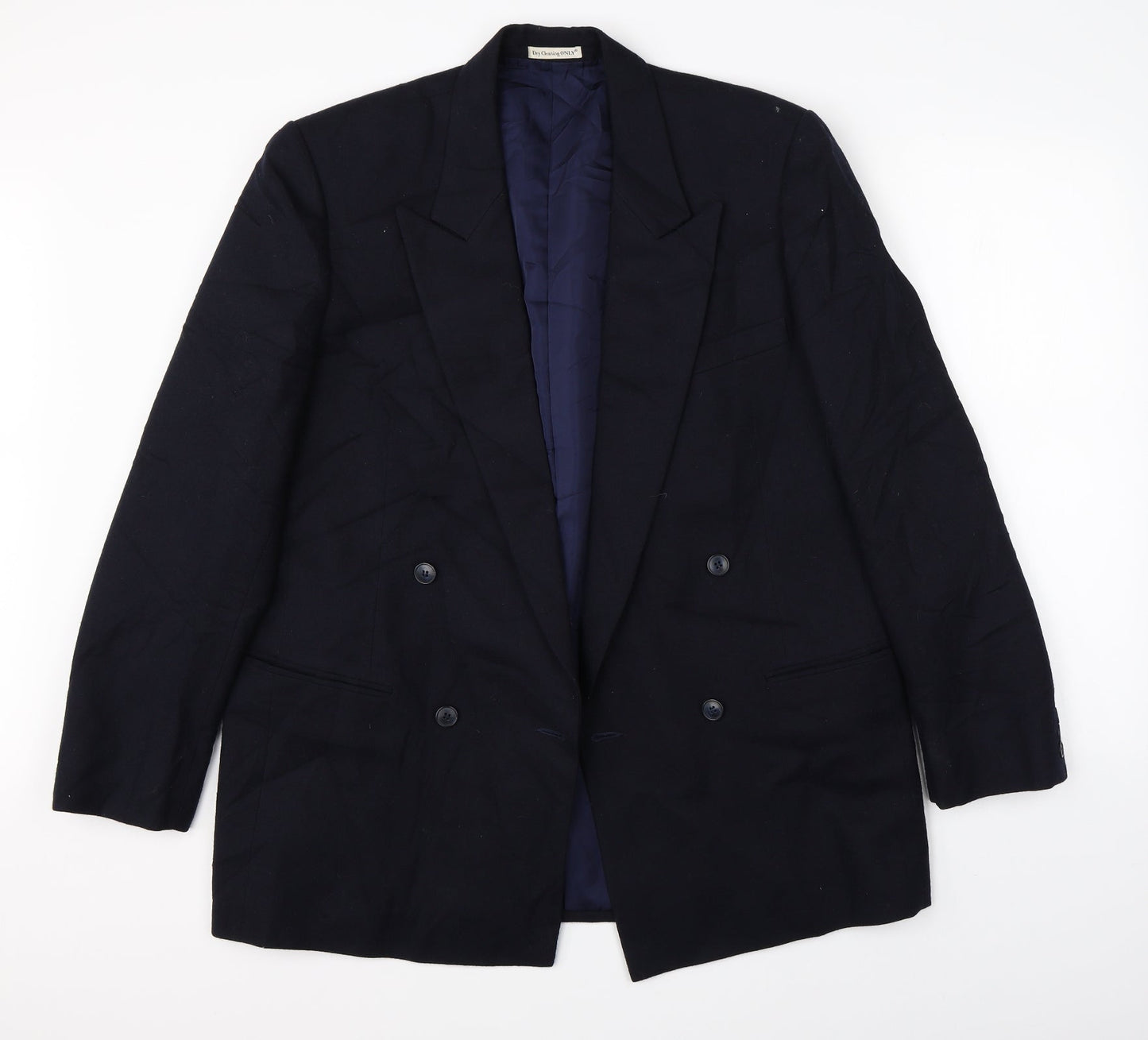 Bauman Mens Blue   Jacket Suit Jacket Size 40