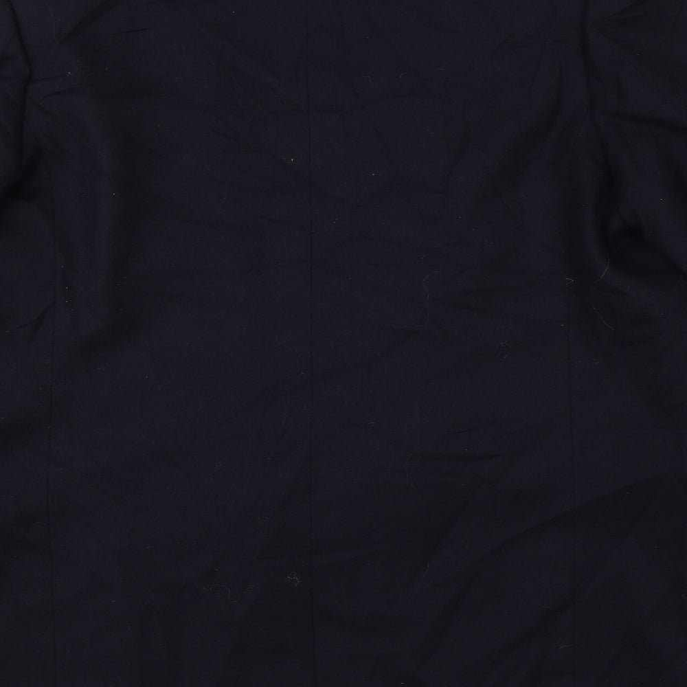 Bauman Mens Blue   Jacket Suit Jacket Size 40