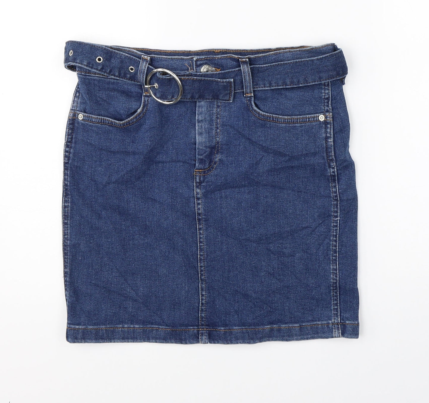 Denim CO Womens Blue  Denim Straight & Pencil Skirt Size 8