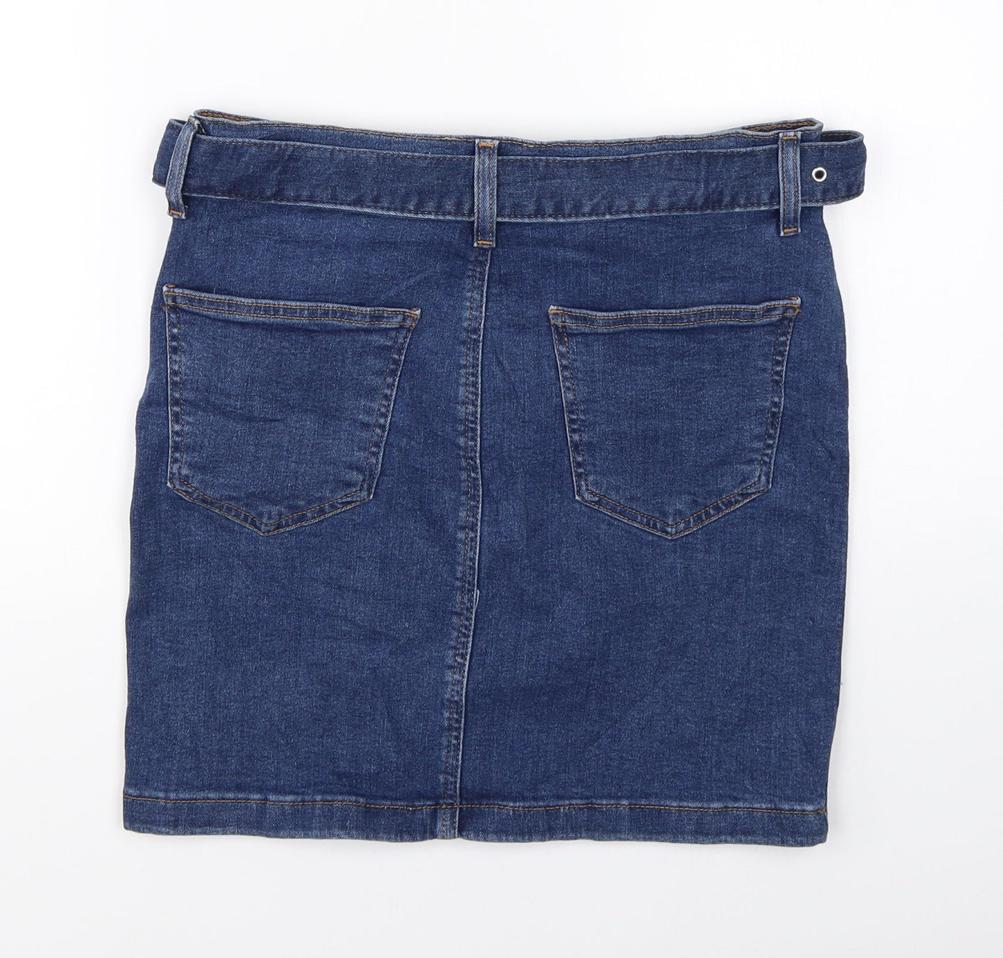 Denim CO Womens Blue  Denim Straight & Pencil Skirt Size 8