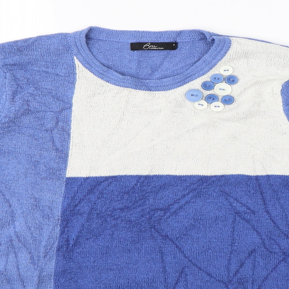BM Womens Blue   Pullover Jumper Size M