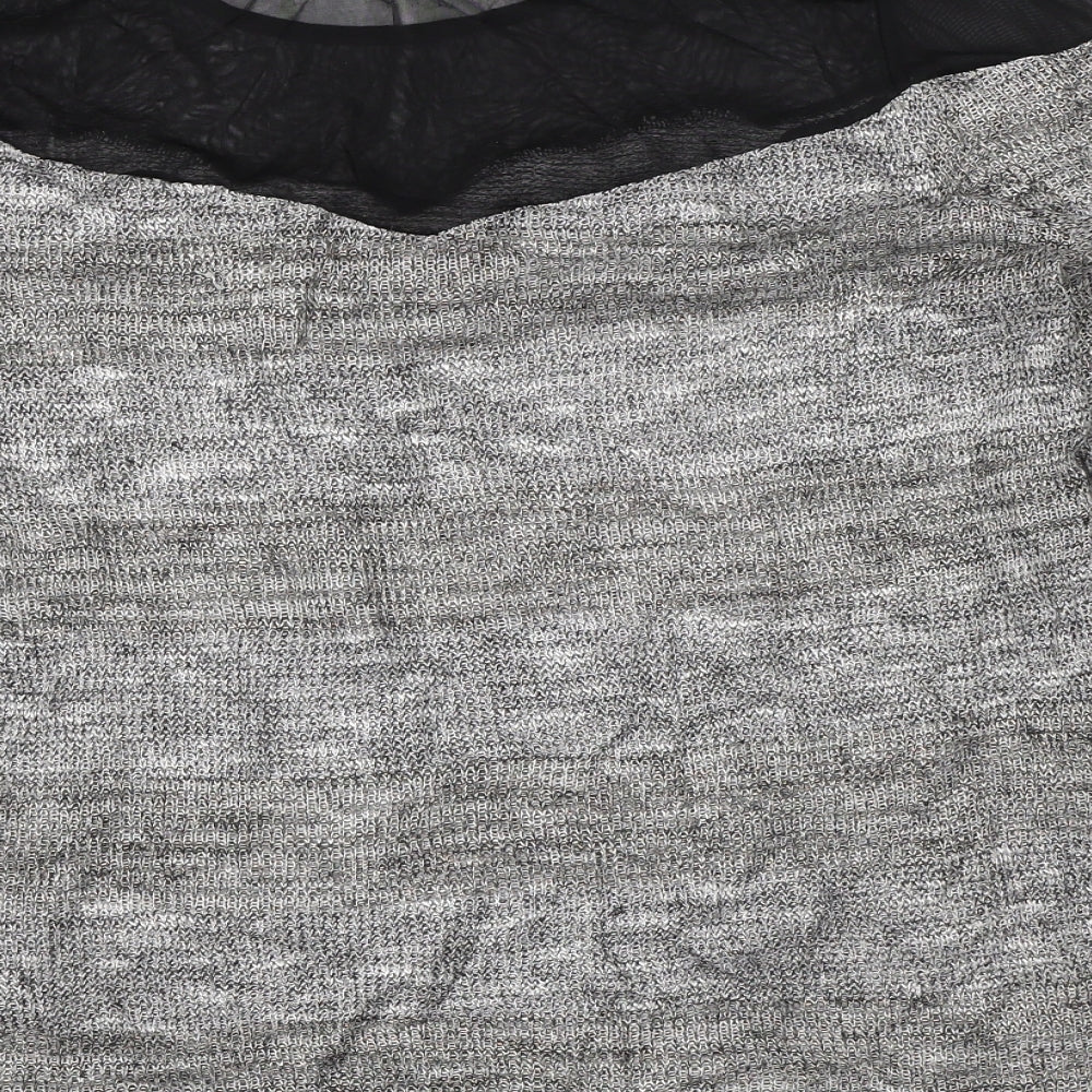 Divided Womens Grey   Pullover Jumper Size M