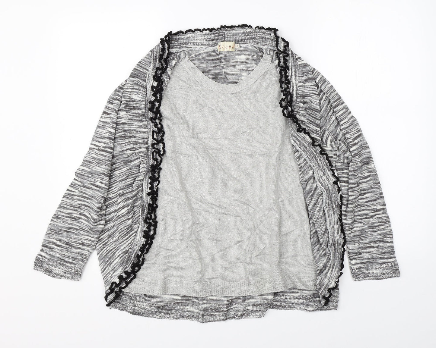 Keeno Womens Grey   Pullover Jumper Size XL