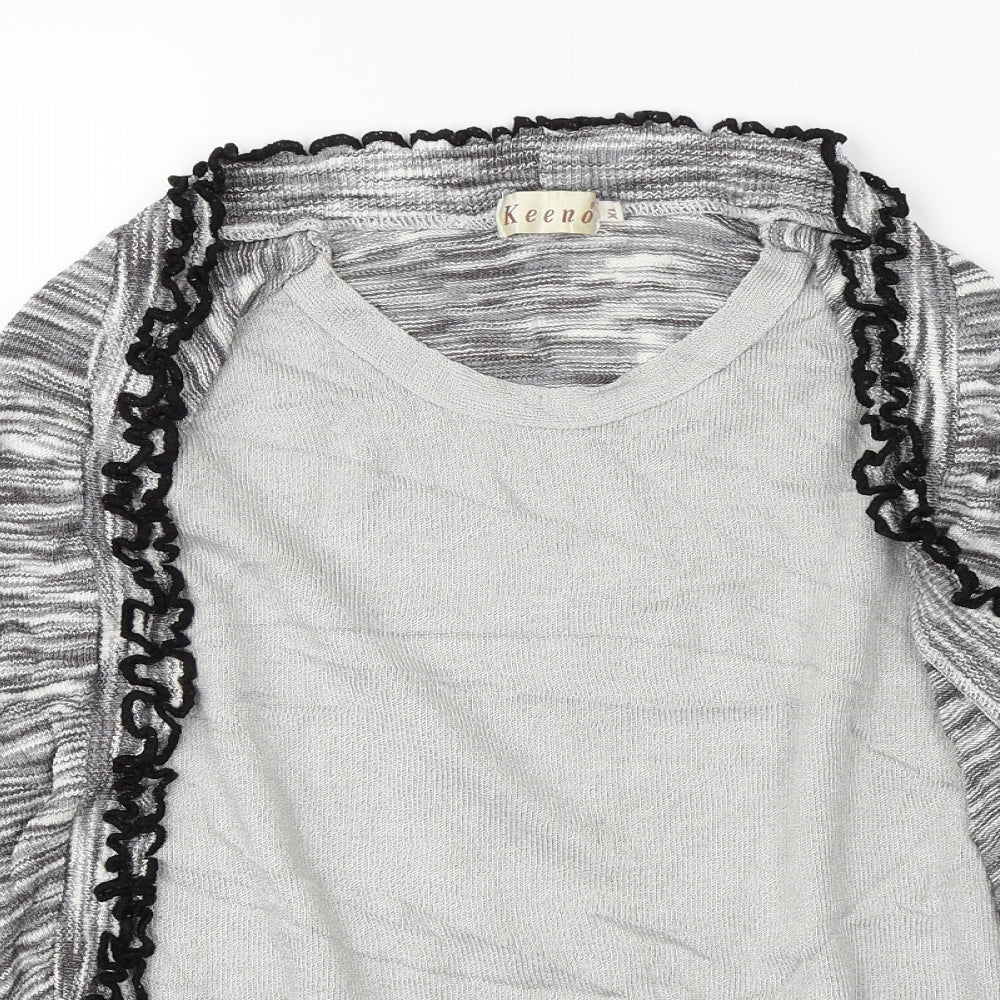 Keeno Womens Grey   Pullover Jumper Size XL
