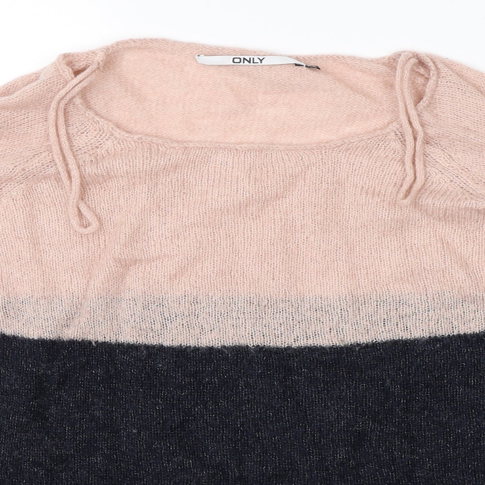 Only Womens Pink   Pullover Jumper Size XS