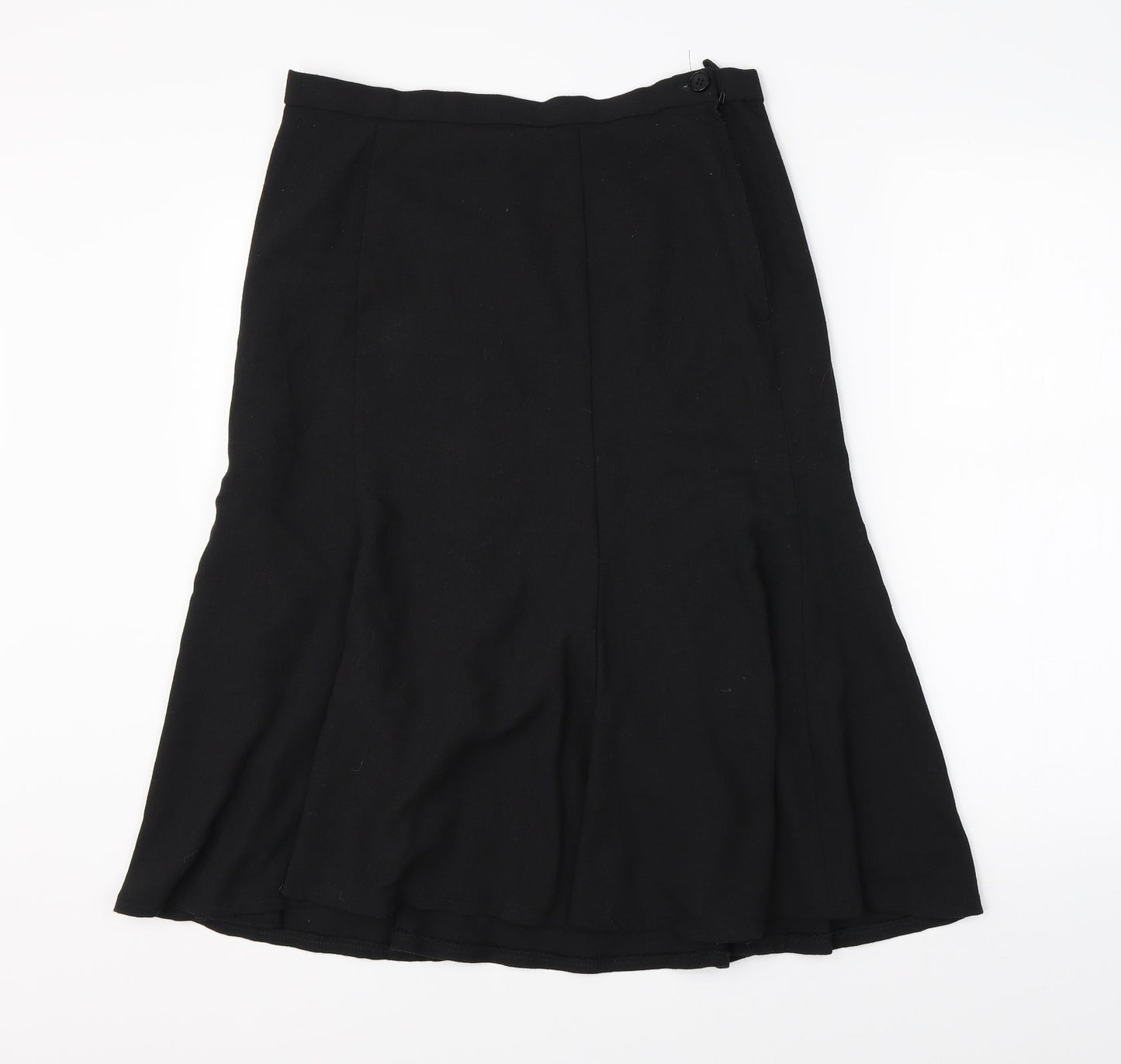 Preworn Womens Black   A-Line Skirt Size 32 in