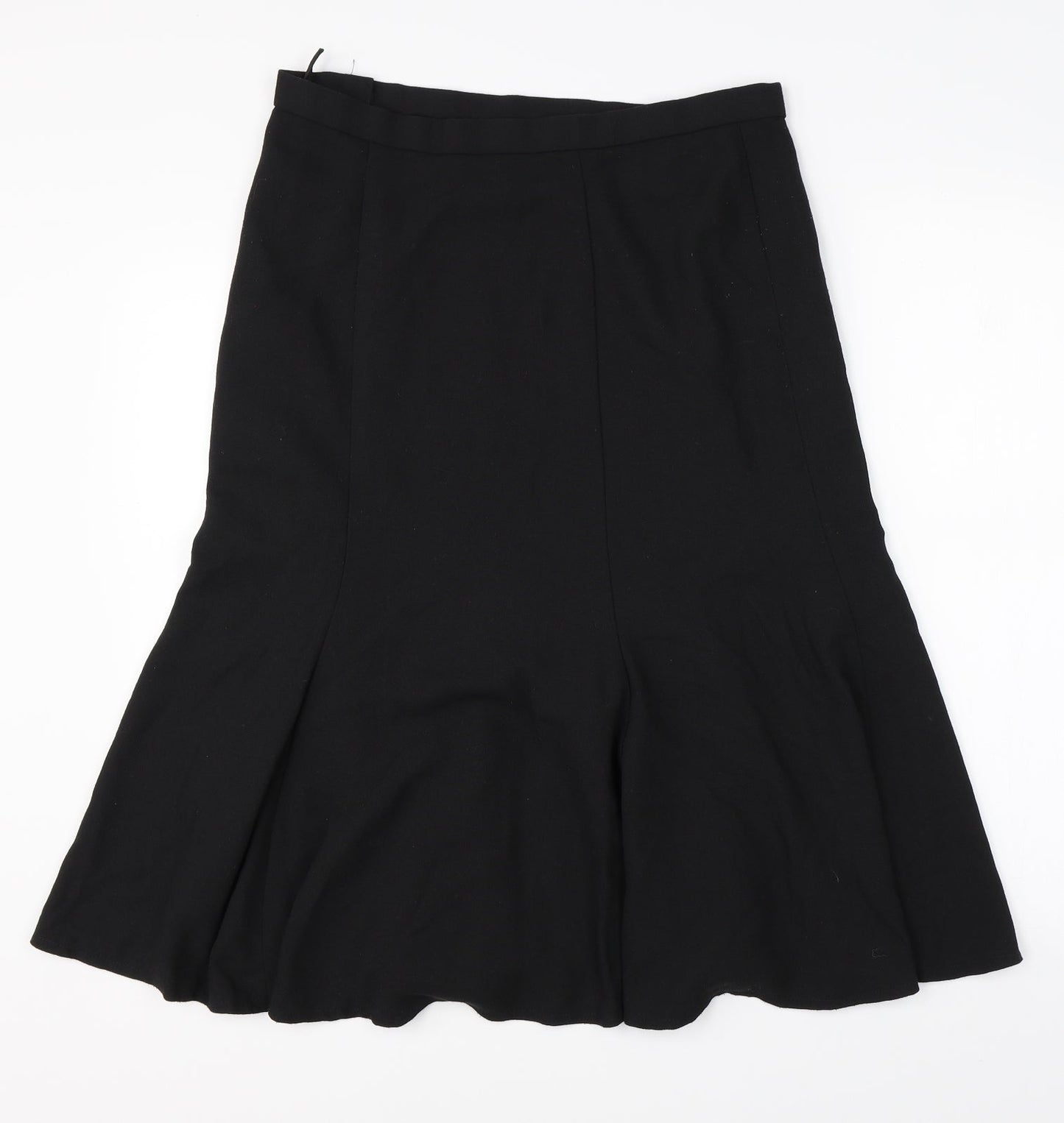 Preworn Womens Black   A-Line Skirt Size 32 in