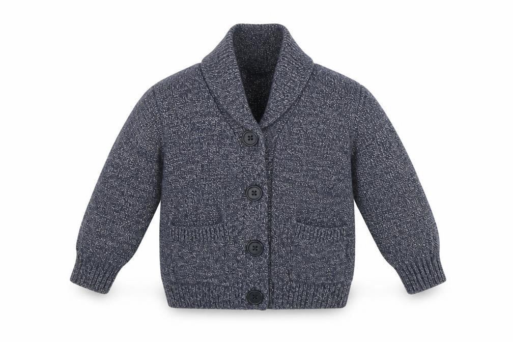 Front view of Early Days Baby Blue jumper, size 3-6, Months