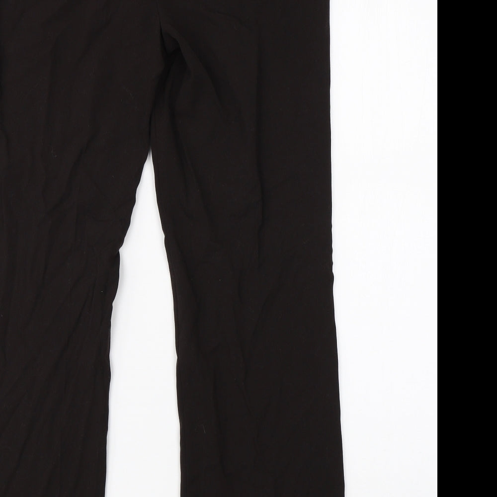 M&S Womens Brown   Dress Pants Trousers Size 12 L25 in