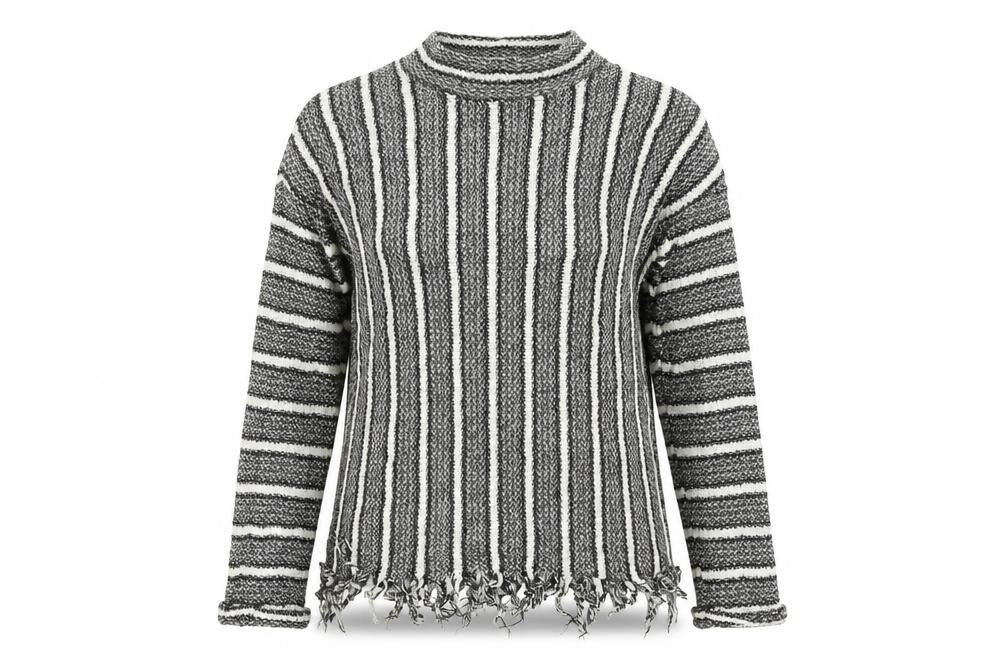 Topshop Womens Multicoloured Striped  Pullover Jumper Size 10