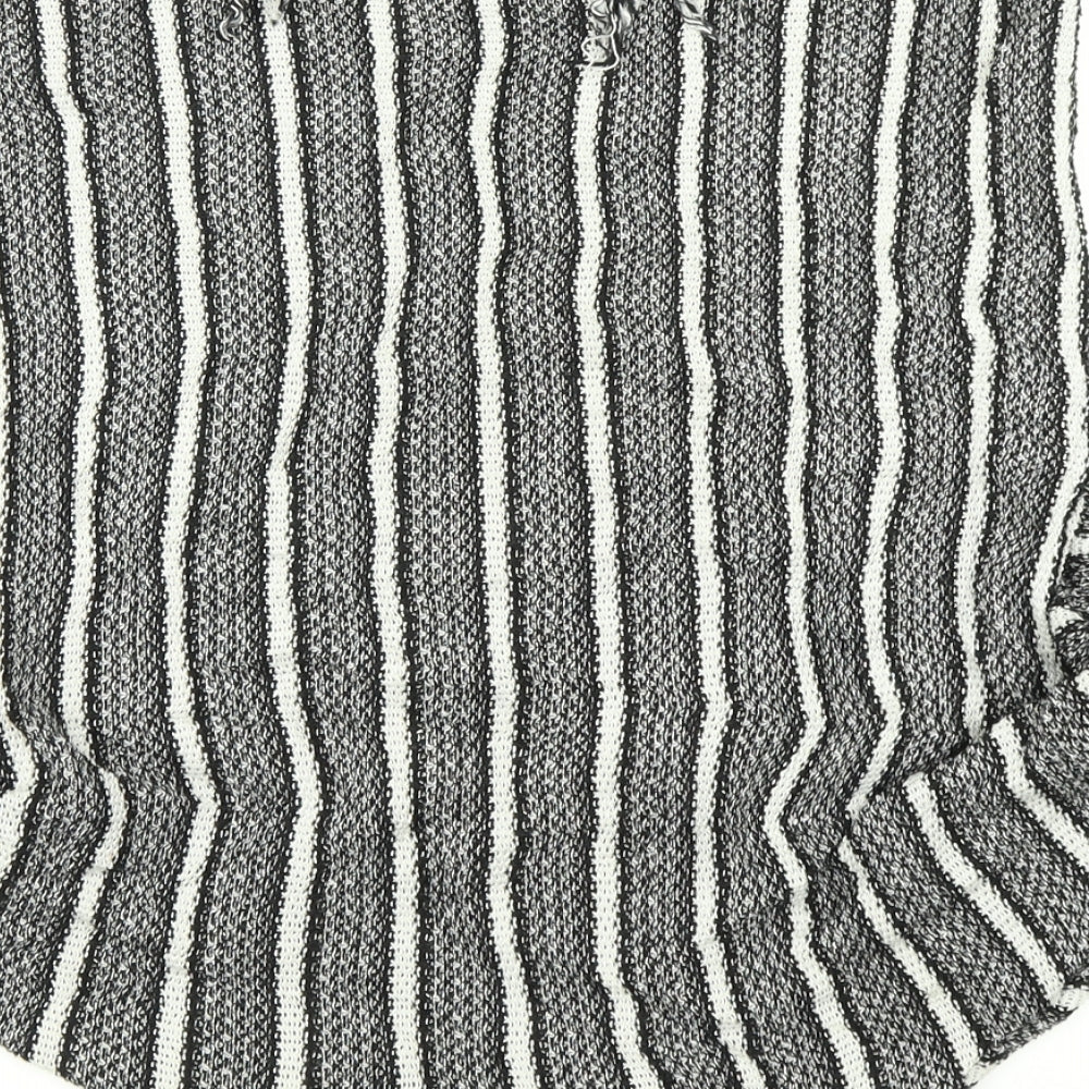 Topshop Womens Multicoloured Striped  Pullover Jumper Size 10