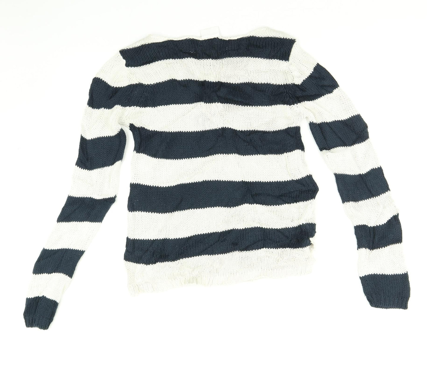 VILA Womens Multicoloured Striped  Pullover Jumper Size M
