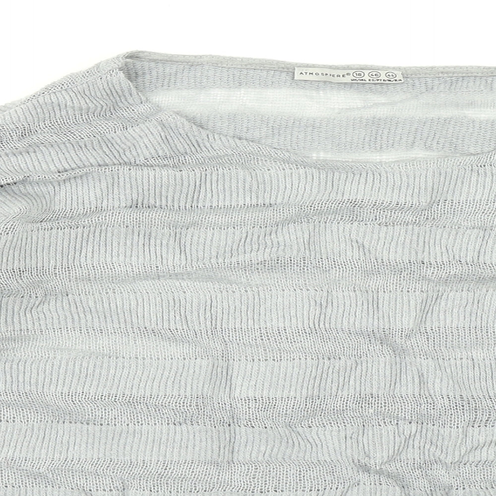 Atmosphere Womens Grey   Pullover Jumper Size 18