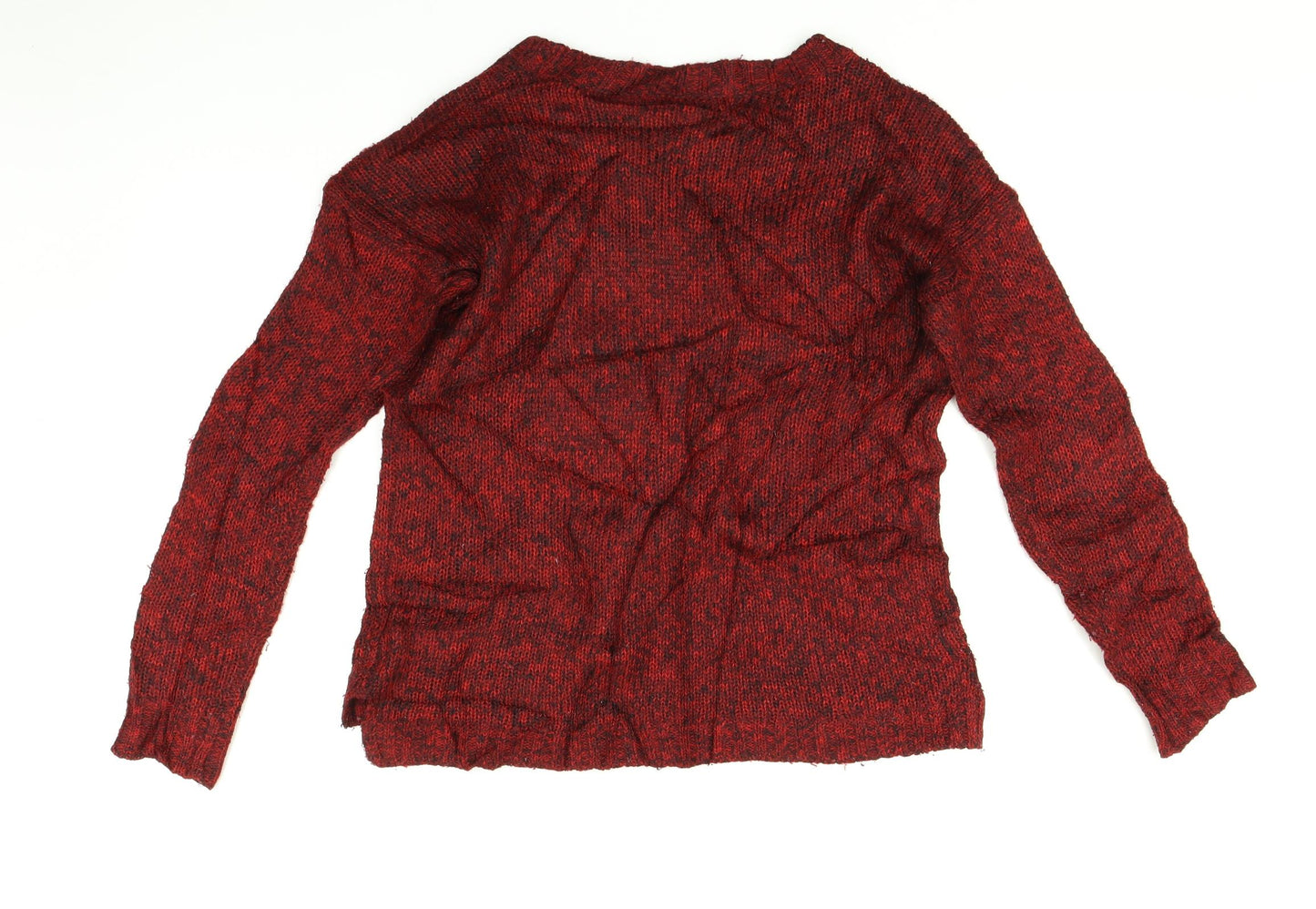 Heart and Soul Womens Red   Pullover Jumper Size 10  - panda face